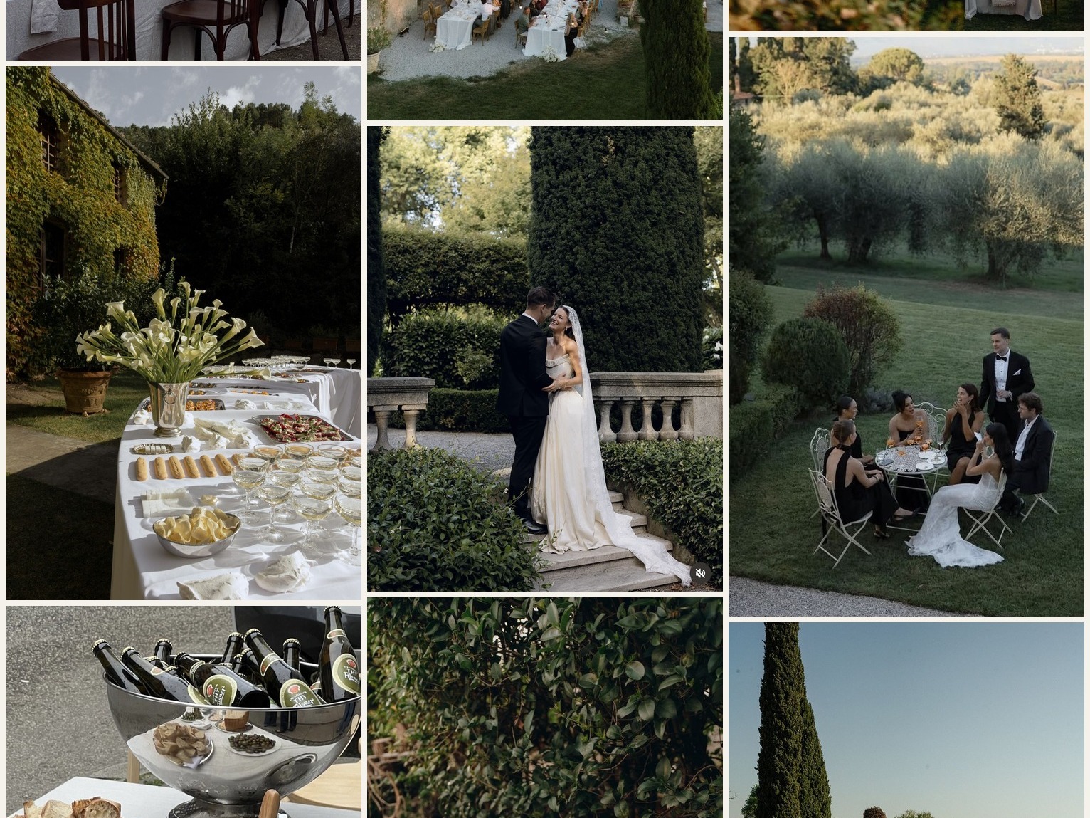 Example guest photo gallery — wedding in Tuscany